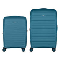 Набір валіз 2E Aero M+S, синій (2E-SPP-AERO-SET2-TB)