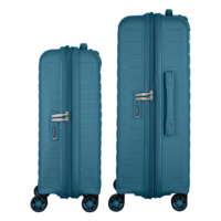 Набір валіз 2E Aero M+S, синій (2E-SPP-AERO-SET2-TB)