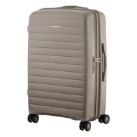 Набір валіз 2E, Aero, поліпропілен, M+S, TSA, 4 колеса, EXP, сіро-коричневий (2E-SPP-AERO-SET2-TP)