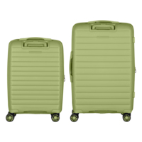Набір валіз 2E Aero M+S, оливково-зелений (2E-SPP-AERO-SET2-MG)