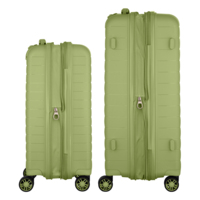 Набір валіз 2E Aero M+S, оливково-зелений (2E-SPP-AERO-SET2-MG)