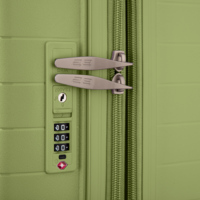 Набір валіз 2E Aero M+S, оливково-зелений (2E-SPP-AERO-SET2-MG)