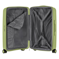 Набір валіз 2E Aero M+S, оливково-зелений (2E-SPP-AERO-SET2-MG)