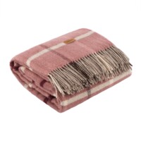 Плед ARDESTO Leonardo Alpina, 140x200 см, 100% вовна, рожевий (ART0701LM)