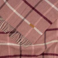 Плед ARDESTO Leonardo Alpina, 140x200 см, 100% вовна, рожевий (ART0701LM)