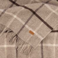 Плед ARDESTO Leonardo Alpina, 140x200 см, 100% шерсть, бежевый (ART0702LM)