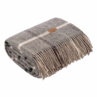 Плед ARDESTO Leonardo Alpina, 140x200 см, 100% шерсть, серый (ART0703LM)