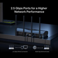Маршрутизатор MERCUSYS BE3600 2xGE LAN 1x2.5GE LAN 1x2.5GE WAN MESH (MR27BE)