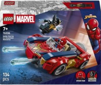 Конструктор LEGO Marvel Автомобіль Людини-павука vs. Отруєний Росомаха (76336)