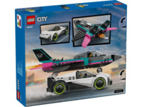 Конструктор LEGO City Реактивний літак проти автомобіля (60489)