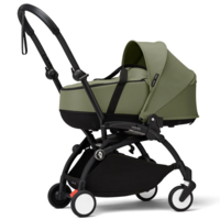 Коляска 2 в 1 Stokke YOYO³ Newborn Shell Black Olive (k.646411.02)