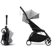 Коляска 2 в 1 Stokke YOYO³ Newborn Shell Black Stone (k.646410.02)
