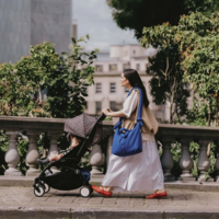 Прогулочная коляска Stokke YOYO³ Wild Black, бежевый (646413.02)