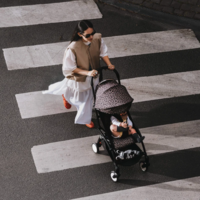 Прогулочная коляска Stokke YOYO³ Wild Black, бежевый (646413.02)