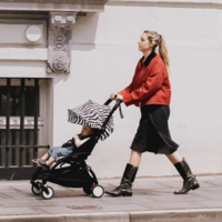 Прогулочная коляска Stokke YOYO³ Wild Black, черно-белый (646414.02)