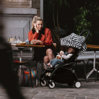 Прогулочная коляска Stokke YOYO³ Wild Black, черно-белый (646414.02)