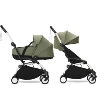 Коляска 2 в 1 Stokke YOYO³ Newborn Shell White Olive (k.646411.01) 