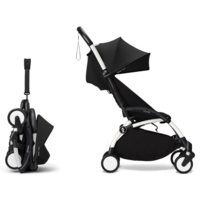 Коляска 2 в 1 Stokke YOYO³ Newborn Shell White Black (k.646403.01)