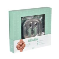 Набір посуду Beaba Sage Green металевий подарунковий 4+ зелений (913639)