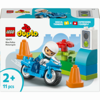 Конструктор LEGO DUPLO Синій поліцейський мотоцикл (10471) 