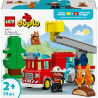 Конструктор LEGO DUPLO Пожежна машина зі шлангом і пожежником (10473) 