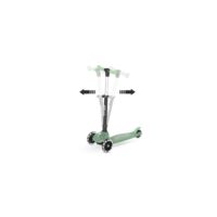 Самокат QPlay Sparkling триколісний дитячий з LED підсвіткою колес Green (ST006SparklingGreen)