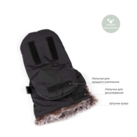 Рукавички Noordi, чорні (PP151/9)