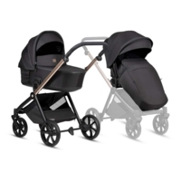 Універсальна коляска 2 в 1 TUTIS Mio 3 Plus 2026 Black Edition / Rose Gold (1622292) 
