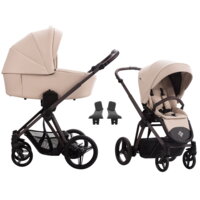 Коляска 2в1 Bebetto Nuvio PRO 02 Brown, капучино (503.49.26.B02) 