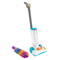 Игрушечный пылесос 2-в-1 Fisher-Price «Весёлая уборка», украиноязычный (JMM37)
