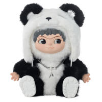 М'яка іграшка лімітована POP TOP Letsvan Wakuku Панда 800%, 37 см (17WK-P8-P1)