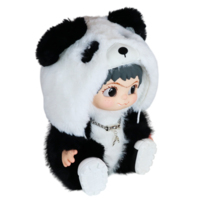 М'яка іграшка лімітована POP TOP Letsvan Wakuku Панда 800%, 37 см (17WK-P8-P1)