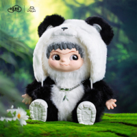 М'яка іграшка лімітована POP TOP Letsvan Wakuku Панда 800%, 37 см (17WK-P8-P1)