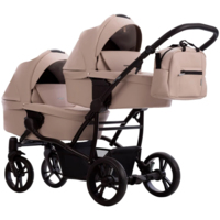 Коляска 2 в 1 для двійні Bebetto B 42 PRO 22, бежевий (505.28.24.P22)