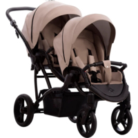 Коляска 2 в 1 для двійні Bebetto B 42 PRO 22, бежевий (505.28.24.P22)