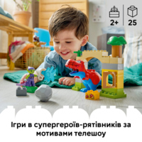 Конструктор LEGO DUPLO Динозавр Spidey-Rex проти Зеленого Гобліна (10463)