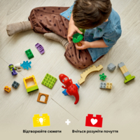 Конструктор LEGO DUPLO Динозавр Spidey-Rex проти Зеленого Гобліна (10463)