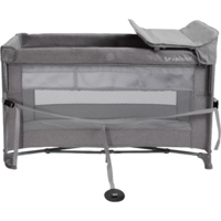 Дитяче ліжко-манеж з другим ярусом VELANO Tino, light grey (46159)