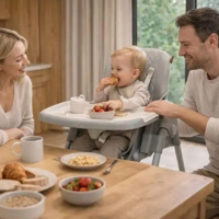 Стілець для годування дитини VELANO Nexi, light grey (45675)