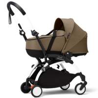 Коляска 2 в 1 Stokke YOYO³ Newborn Shell White Toffee (k.646408.01)