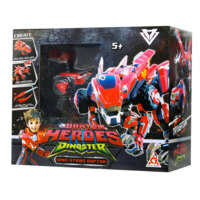 Динозавр-трансформер Dinoster Мега Дино-Страйк Раптор (EU580805)