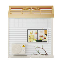 Конструктор-румбокс Mini House серии Интерьер Кухня, свет (8005)