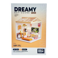 Конструктор-румбокс Mini House серії Інтер'єр Вітальня, світло (8006) 