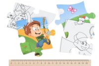 Пазл-розмальовка Same Toy Сонячний пляж (2031Ut)