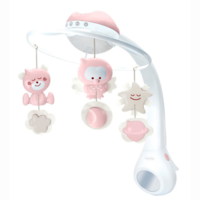 Музыкальный мобиль Infantino 3 в 1 с проектором персиковый (302050I) 