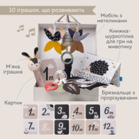 Подарунковий набір іграшок для новонародженого Taf Toys Чорно-біла гармонія (13475)