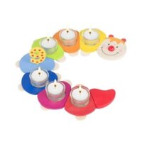 Аксесуари goki Підставка для свічок Гусениця Каміла (60865G) 