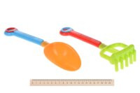 Набор для игры с песком Same Toy Грузовик, 6 единиц, красный (973Ut-1)