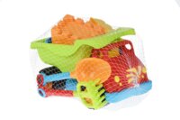 Набор для игры с песком Same Toy Грузовик, 6 единиц, красный (973Ut-1)