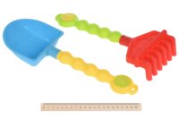 Набор для игры с песком Same Toy Ведерко, 6 единиц, розовое (976Ut-1)